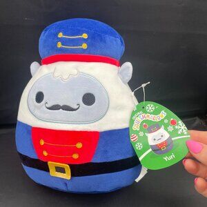 Squishmallows Yuri‎ the Yeti Nutcracker Plush Toy Christmas Holiday NWT